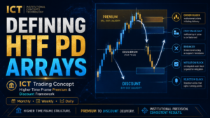 Defining HTF PD Arrays in ICT Trading – Premium, Discount and PD Array Hierarchy