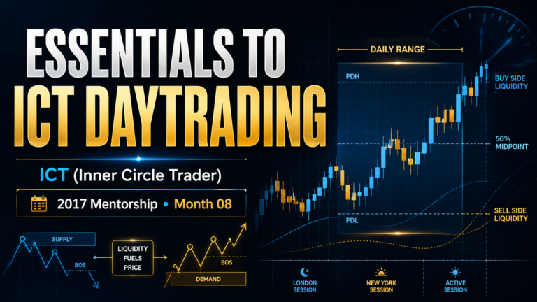 Essentials To ICT Daytrading - A Practical Guide to the ICT Day Trading Model