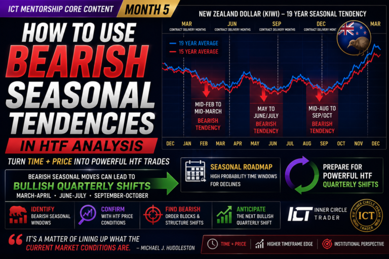 How To Use Bearish Seasonal Tendencies In HTF Analysis (Ep - 11)