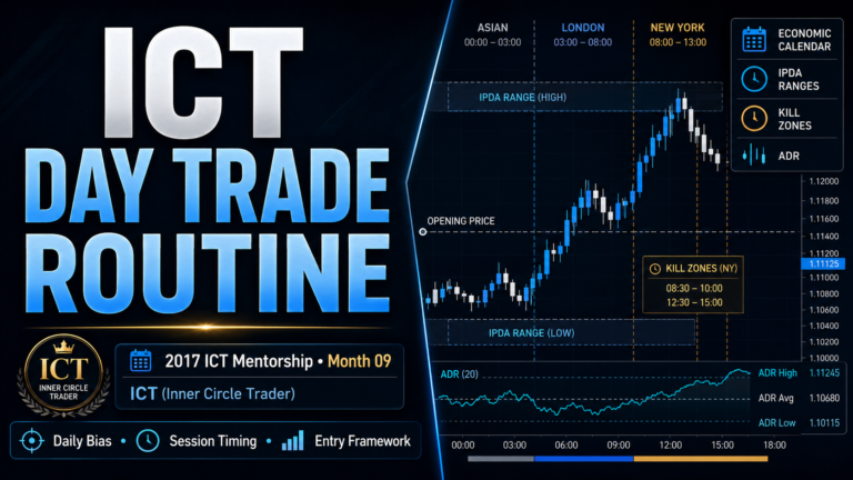 ICT Day Trade Routine- A Step-by-Step Framework for Intraday Trading