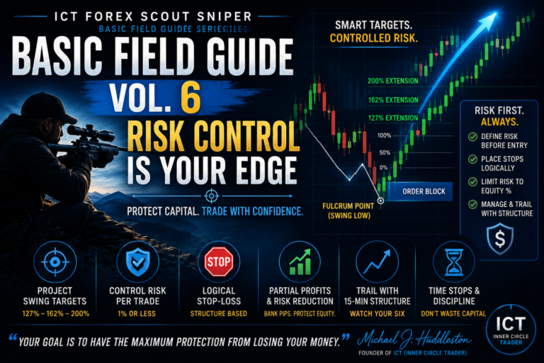 ICT Forex Scout Sniper Basic Field Guide – Vol. 6