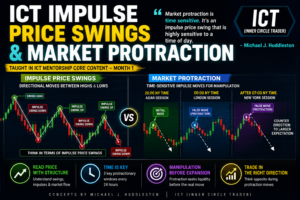 ICT Impulse Price Swings & Market Protraction Concept Explained (Ep – 8)