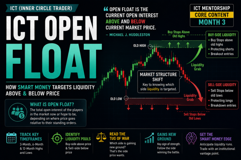 ICT Open Float Concept - Explained (Ep - 2)