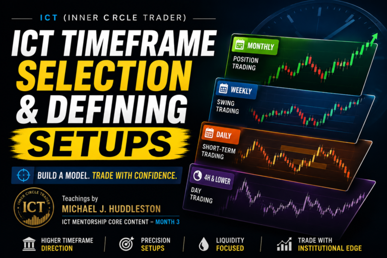 ICT Timeframe Selection & Defining Setups: How to Build Your Trading Model (Ep - 1)