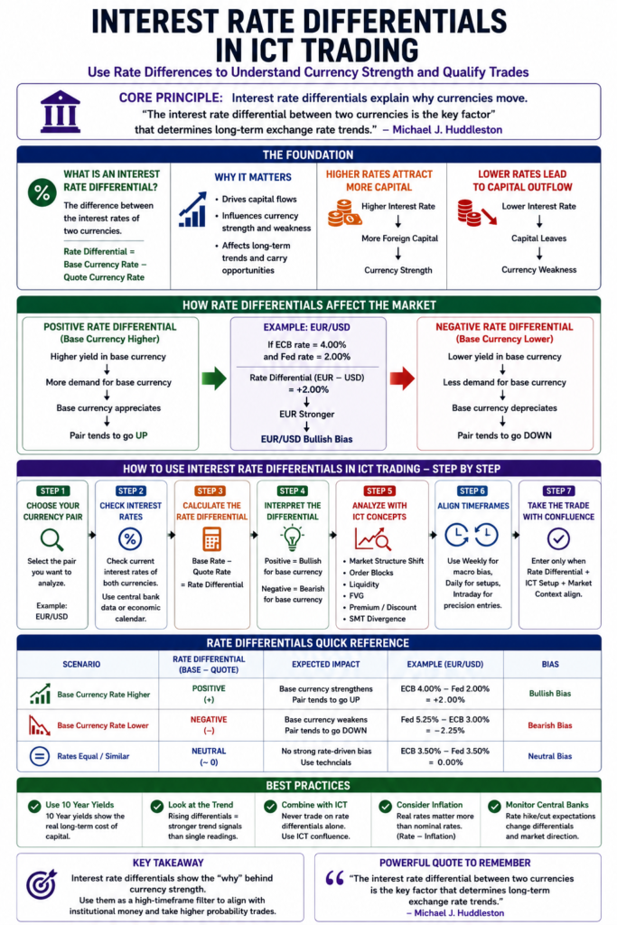 Interest Rate Differentials in ICT Trading 