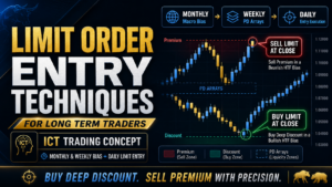 Limit Order Entry Techniques For Long Term Traders in ICT Trading