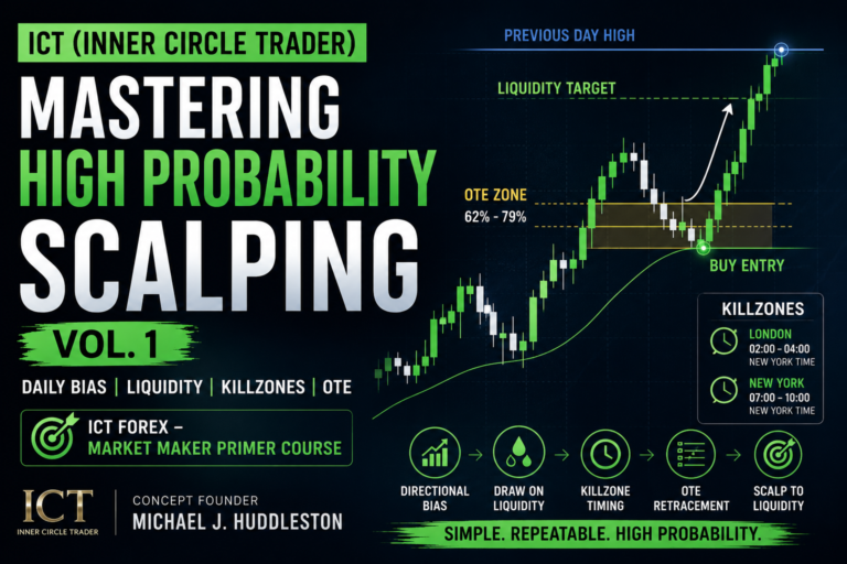 Mastering High Probability Scalping Vol. 1 – ICT Liquidity and Daily Bias Strategy