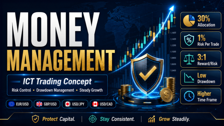 Money Management in ICT Trading – Risk, Drawdown and Long-Term Account Growth