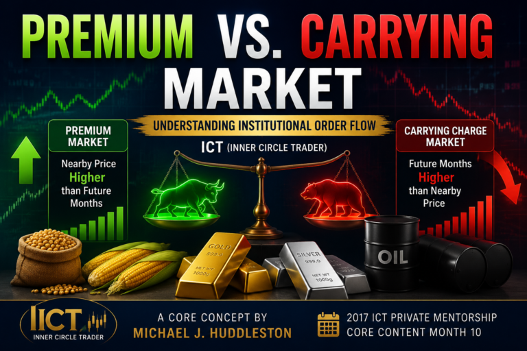 Premium Vs. Carrying Charge Market in ICT Trading