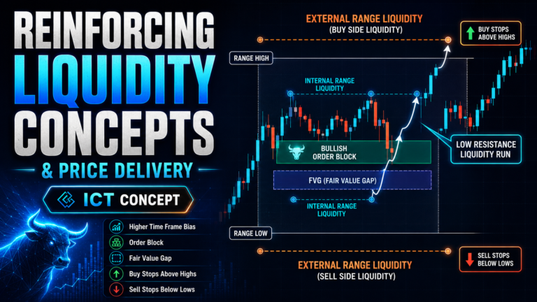 Reinforcing Liquidity Concepts & Price Delivery: ICT Internal and External Range Liquidity Explained