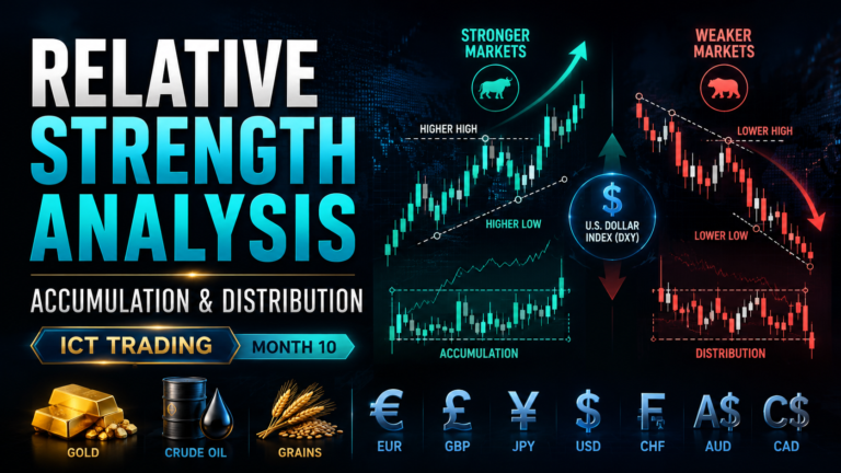 Relative Strength Analysis - Accumulation & Distribution in ICT Trading