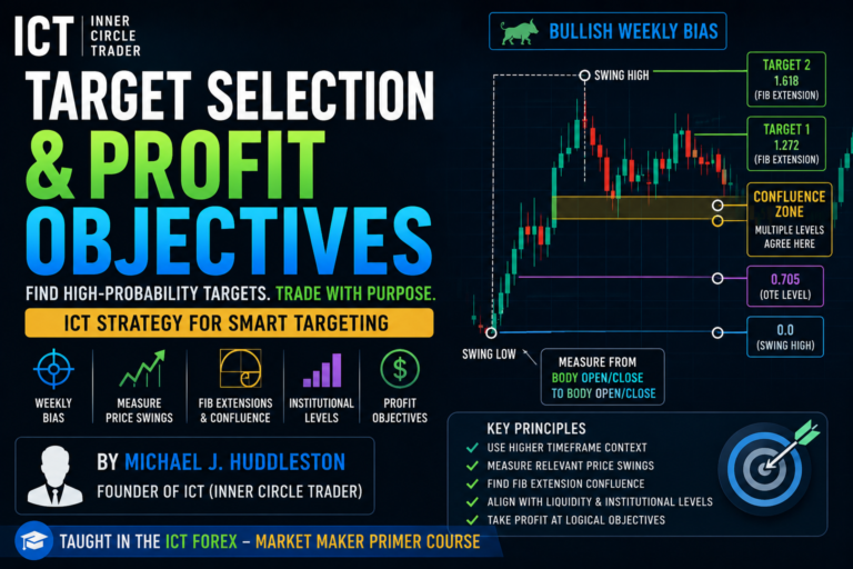 Target Selection & Profit Objectives in ICT Trading