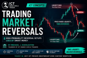 Trading Market Reversals – How ICT Identifies High-Probability Reversal Setups